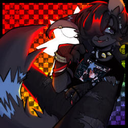 Full body of my fursona