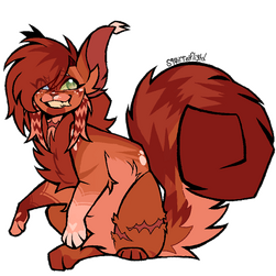 FULL BODY scene Squirrelflight design